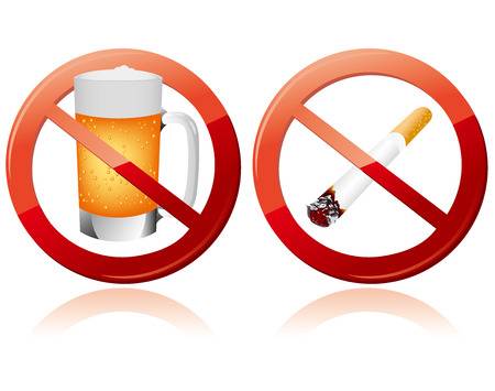避免抽烟与酗酒
