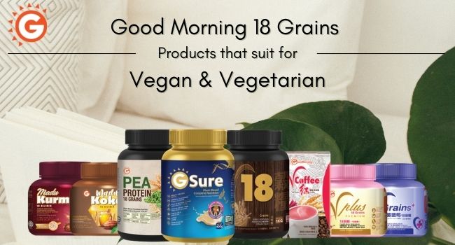 Good Morning 18 Grains: Products that suit for Vegan & Vegetarian