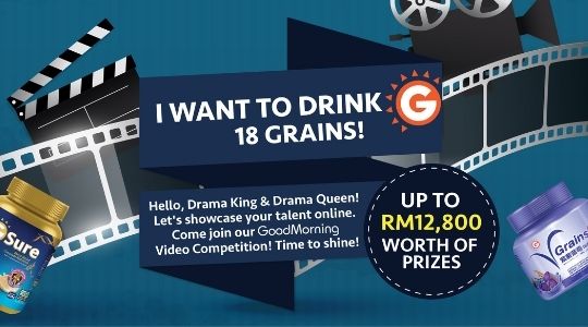 “I want to drink GoodMorning 18 Grains! ”_WEB