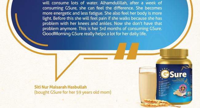 GoodMorning GSure Testimonial – Siti Nur Maisarah Hasbullah
